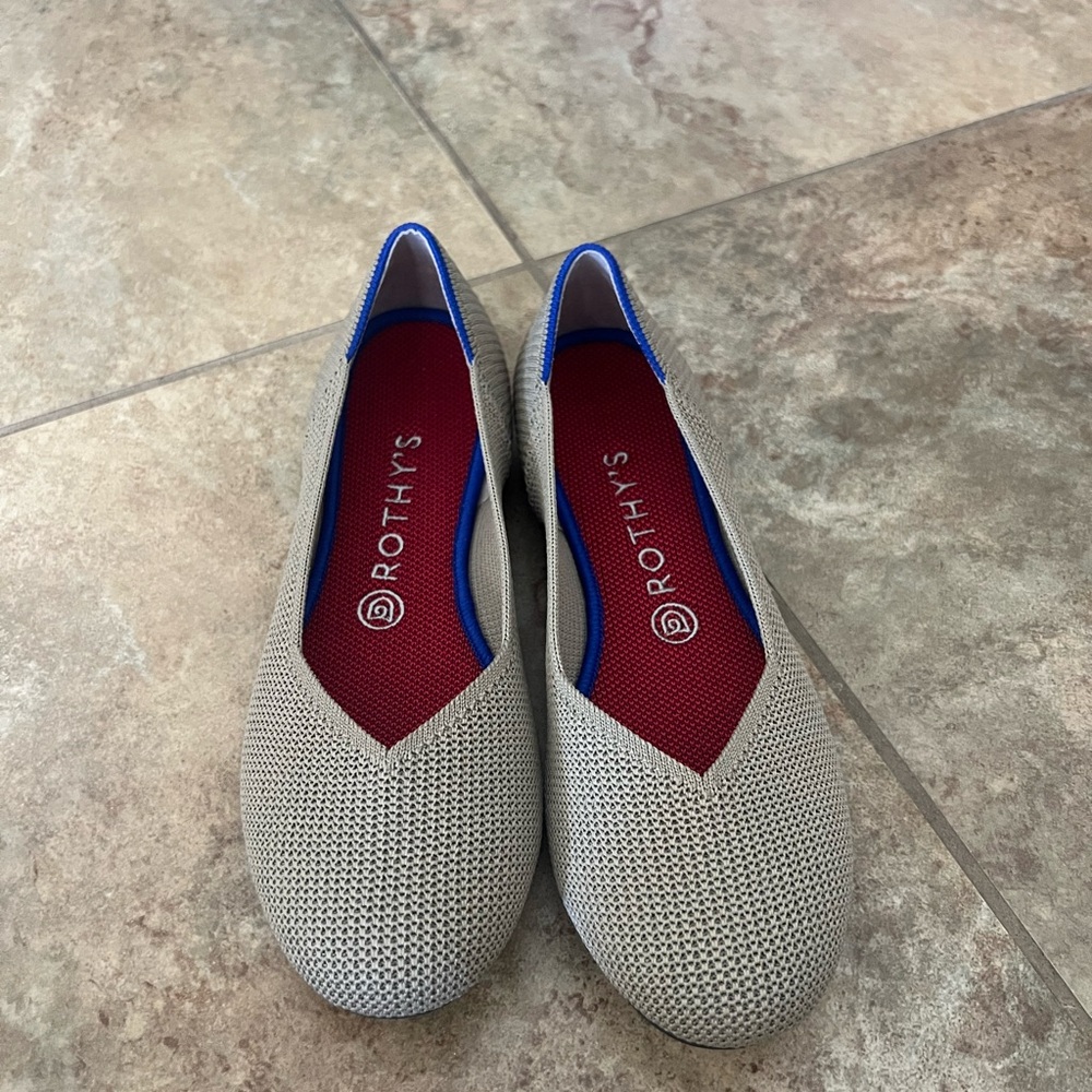 Rothy's neutral slip on On Flats